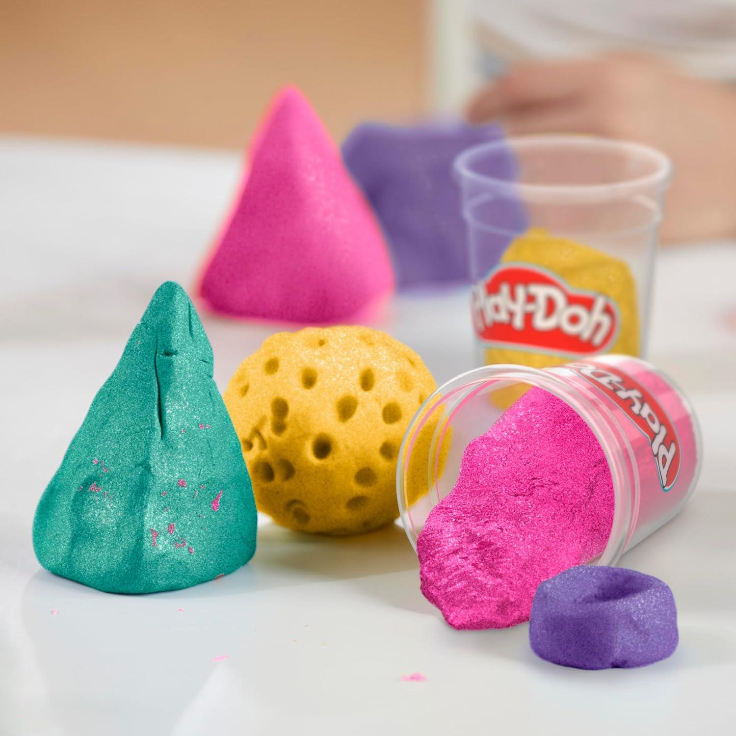 imagePlayDoh 12 Pack Celebration Compound Includes Confetti ampamp Metallic Shine Assort Colors Back to School Gifts Prizes ampamp Party Favors Kids Arts ampamp Crafts Preschool Toys Ages 3