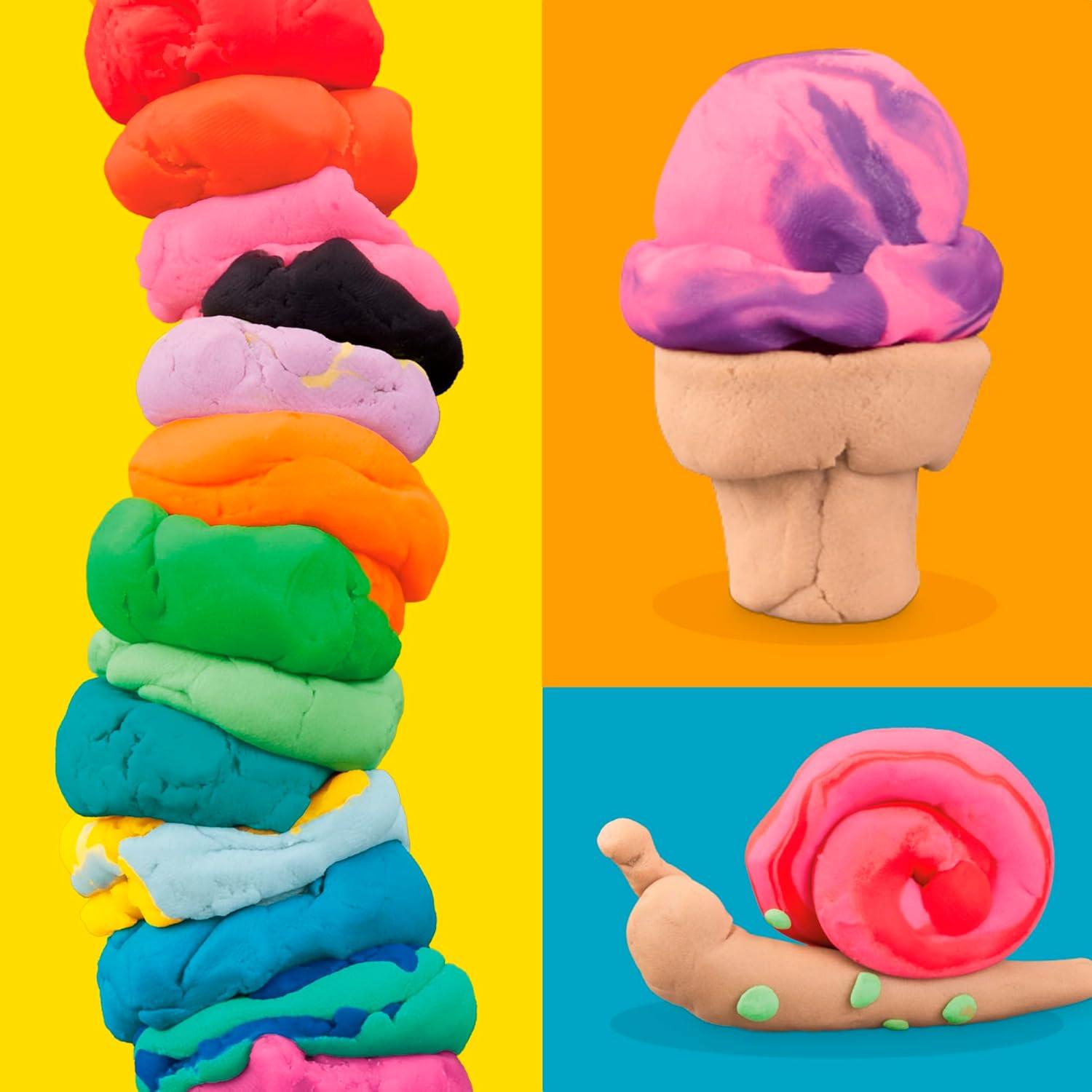 imagePlayDoh 22 Pack Ultimate Color Variety Bulk Assorted Colors 2 ampamp 4 Ounce Modeling Compound Cans Kids Arts ampamp Crafts Preschool Toys Back to School Supplies Ages 2 Amazon Exclusive