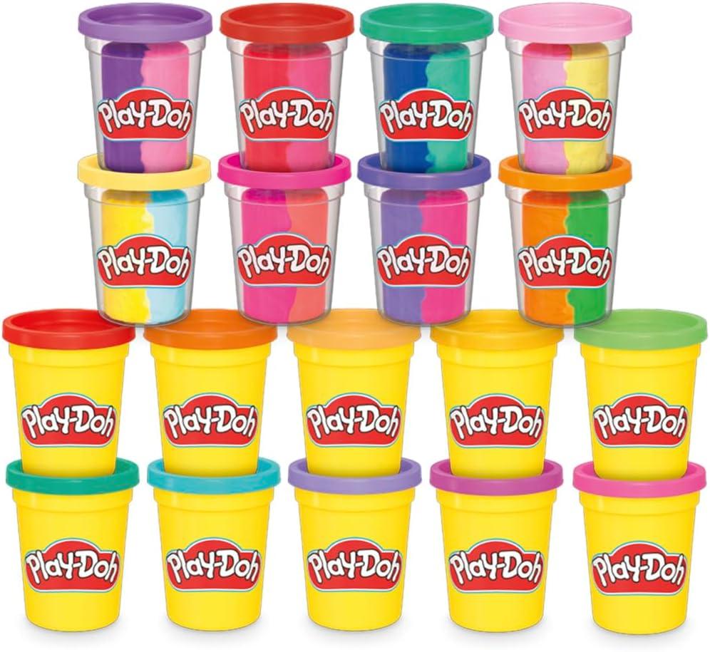 imagePlayDoh 22 Pack Ultimate Color Variety Bulk Assorted Colors 2 ampamp 4 Ounce Modeling Compound Cans Kids Arts ampamp Crafts Preschool Toys Back to School Supplies Ages 2 Amazon Exclusive
