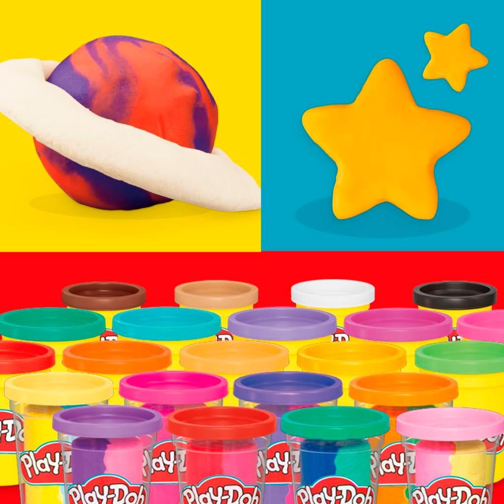 imagePlayDoh 22 Pack Ultimate Color Variety Bulk Assorted Colors 2 ampamp 4 Ounce Modeling Compound Cans Kids Arts ampamp Crafts Preschool Toys Back to School Supplies Ages 2 Amazon Exclusive