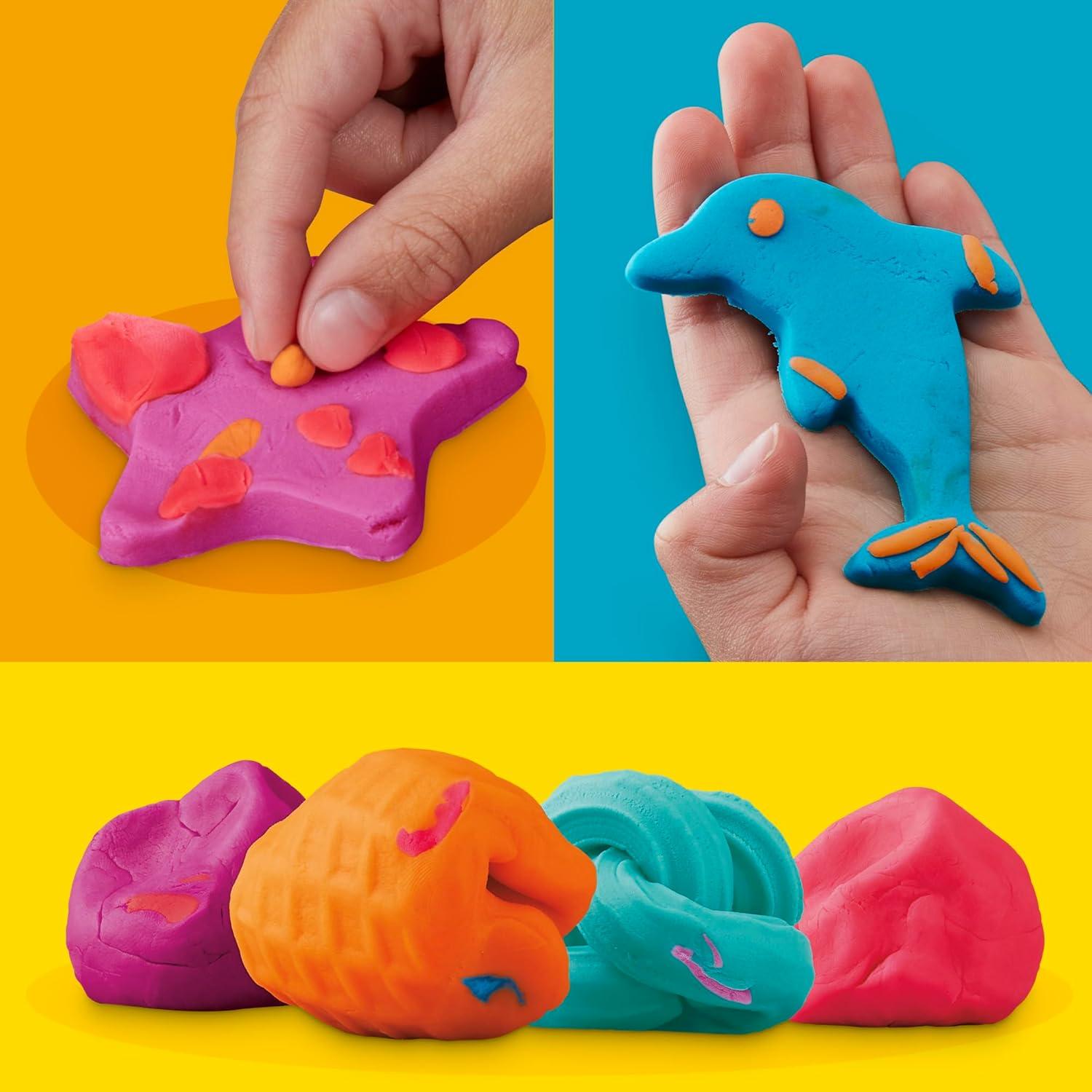 imagePlayDoh Modeling Compound 24Pack Case of Colors NonToxic 3 Oz Cans of Assort Colors Back to School Classroom Supplies Preschool Toys Ages 2 Amazon Exclusive