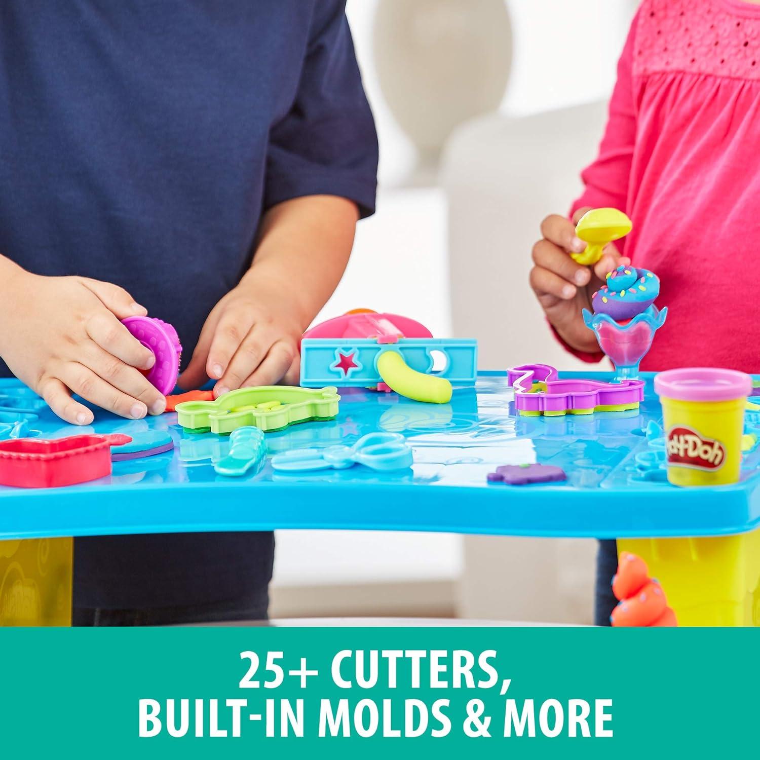 imagePlayDoh Play n Store Table Toy 25 Accessories 8 Cans of Assort Colors Back to School Classroom Supplies Kids Arts ampamp Crafts Preschool Toys Ages 3 Amazon Exclusive
