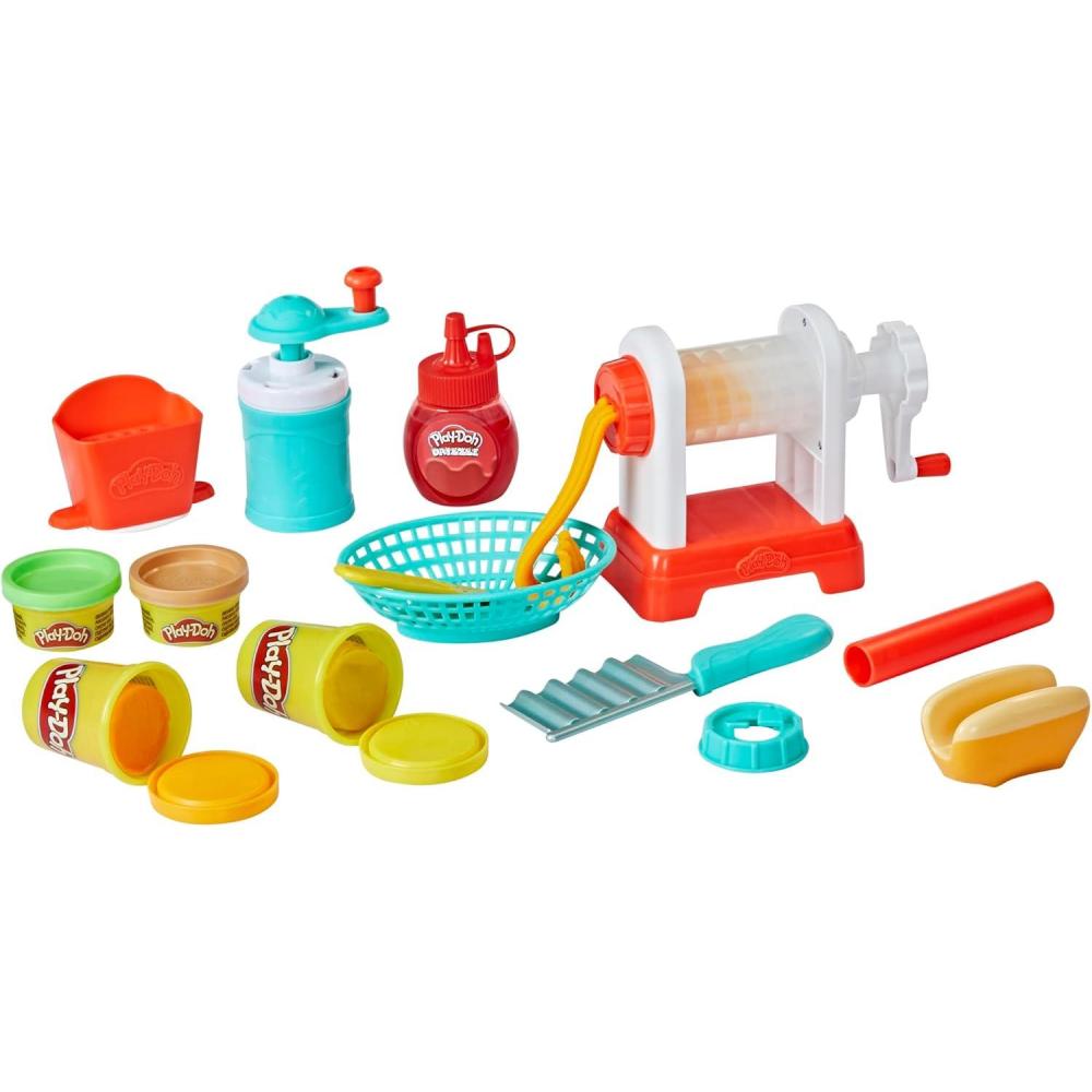 imagePlayDoh Kitchen Creations Cookie Creations Playset Kids Arts ampamp Crafts Set Preschool Play Food Toys Easter Gifts for Girls ampamp Boys Ages 3 Amazon ExclusiveSpiral Fries