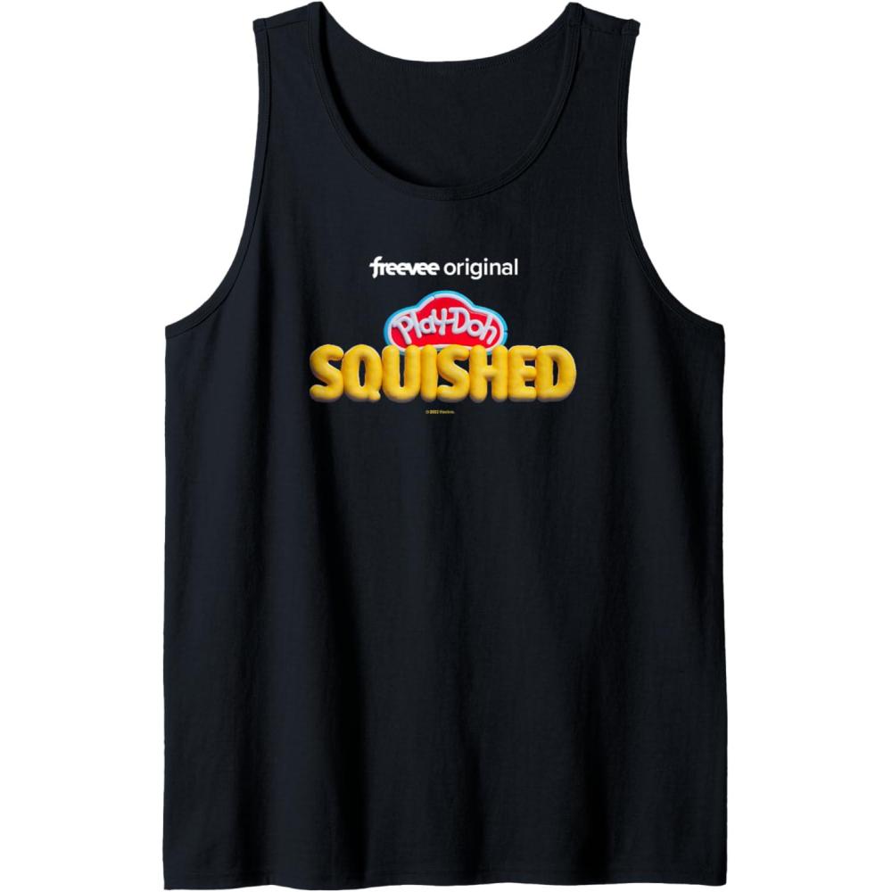 imagePlayDoh Squished Retro Classic Dough Logo Tank TopBlack