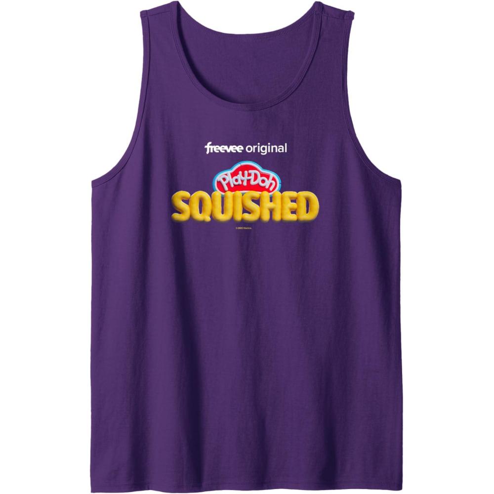 imagePlayDoh Squished Retro Classic Dough Logo Tank TopPurple