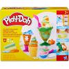 Play Doh Kitchen Creations Ice Cream Party Set with 22 Tools & 6 Colors, 2-Ounce Cans, Back to School Classroom Supplies, Preschool Toys, Ages +3 (Amazon Exclusive)(Ice Cream Party Playset)