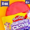 Play-Doh Air-Dry Clay Scented Variety Pack, Air Dry Clay for Kids, Modeling Clay for Kids, Arts & Crafts Gift, Craft Supplies, Molding & Sculpting Clay(Red)