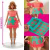 Play-Doh Barbie Florals and Fringe Set, Make Doll Clothes with Modeling Compound & 9 Fashion Accessories, Arts & Crafts for Girls & Boys 5+