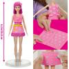 Play-Doh Barbie Hearts and Hair Set, Make Doll Clothes with Modeling Compound & 10 Fashion Accessories, Arts & Crafts for Girls & Boys 5+