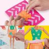 Play-Doh Barbie Sparkles and Gems Accessory Pack, 4 Refill Pattern Sheets of Modeling Compound, 8 Fashion Accessories, Kids Arts and Crafts for Ages 5+(Pearls & Bows)