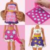 Play-Doh Barbie Sparkles and Gems Accessory Pack, 4 Refill Pattern Sheets of Modeling Compound, 8 Fashion Accessories, Kids Arts and Crafts for Ages 5+(Sparkles & Gems)
