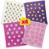 Play-Doh Barbie Sparkles and Gems Accessory Pack, 4 Refill Pattern Sheets of Modeling Compound, 8 Fashion Accessories, Kids Arts and Crafts for Ages 5+(Sparkles & Gems)
