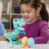 Play-Doh Dino Crew Crunchin’ T-Rex Toy for Kids 3 Years and Up with Funny Dinosaur Sounds and 3 Eggs, 2.5 Ounces Each, Non-Toxic(Frustration Free)