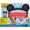 Play-Doh Disney Junior Mickey Mouse Clubhouse, On-The-Go Garage Mickey Mouse Playset, Arts & Crafts Preschool Toys for Kids 2+