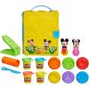 Play-Doh Disney Junior Mickey Mouse Clubhouse, Shape a Story Playset, Storage & Travel, Arts & Crafts Preschool Toys for Kids 2+