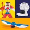 Play-Doh Marvel Captain America Moto-Slicer Playset with Bendy Action Figure, 3 Accessories, Imagination Toys for Kids 4 Years & Up