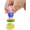 Play-Doh Peppa’s Ice Cream Playset with Truck, Peppa Pig and George Figures, and 5 Non-Toxic Modeling Compound Cans, Toy for Kids 3 Years and Up(Frustration-Free Packaging)