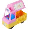 Play-Doh Peppa’s Ice Cream Playset with Truck, Peppa Pig and George Figures, and 5 Non-Toxic Modeling Compound Cans, Toy for Kids 3 Years and Up(Standard Packaging)