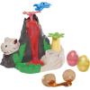 Play-Doh Slime Dino Crew Lava Bones Island Volcano Playset with HydroGlitz Eggs and Mix-ins, Dinosaur Toy for Kids 4 Years and Up, Non-Toxic