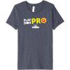 Play-Doh Squished Center Play-Doh Pro Bold Lightning Logo Premium T-Shirt(Heather Blue)