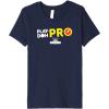 Play-Doh Squished Center Play-Doh Pro Bold Lightning Logo Premium T-Shirt(Navy Blue)