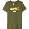 Play-Doh Squished Center Play-Doh Pro Bold Lightning Logo Premium T-Shirt(Olive Green)