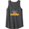 Play-Doh Squished Retro Classic Dough Logo Tank Top(Dark Heather Grey)