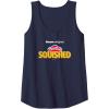Play-Doh Squished Retro Classic Dough Logo Tank Top(Navy Blue)