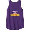 Play-Doh Squished Retro Classic Dough Logo Tank Top(Purple)
