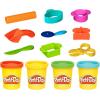Play-Doh Starter Set 9-Piece Kit with Storage Tote & 4 Modeling Compound Cans, Arts and Crafts for Kids, Back to School Classroom Supplies, Preschool Toys, Ages 3+(Starter Set)