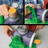 Play-Doh Teenage Mutant Ninja Turtles Slice & Blast Pizza Playset, Bendy 4 Inch Mikey Action Figure, Kids Arts & Crafts, TMNT Toys for Boys & Girls 4+