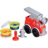 Play-Doh Wheels Fire Engine Playset with 2 Non-Toxic Modeling Compound Cans Including Water and Fire Colors, Firetruck Toy for Kids 3 and Up
