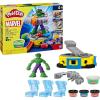 Play-Doh Marvel Hulk Smash & Squish Kids Playset with Bendy Action Figure and Accessories, Imagination Toys for Boys and Girls 4 and Up