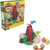 Play-Doh Slime Dino Crew Lava Bones Island Volcano Playset with HydroGlitz Eggs and Mix-ins, Dinosaur Toy for Kids 4 Years and Up, Non-Toxic