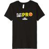 Play-Doh Squished Center Play-Doh Pro Bold Lightning Logo Premium T-Shirt(Black)