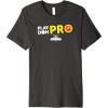 Play-Doh Squished Center Play-Doh Pro Bold Lightning Logo Premium T-Shirt(Dark Heather Grey)