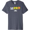 Play-Doh Squished Center Play-Doh Pro Bold Lightning Logo Premium T-Shirt(Heather Blue)