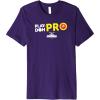 Play-Doh Squished Center Play-Doh Pro Bold Lightning Logo Premium T-Shirt(Purple)