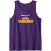 Play-Doh Squished Retro Classic Dough Logo Tank Top(Purple)
