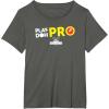 Play-Doh Squished Center Play-Doh Pro Bold Lightning Logo T-Shirt(Asphalt Grey)