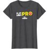 Play-Doh Squished Center Play-Doh Pro Bold Lightning Logo T-Shirt(Dark Heather Grey)