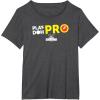 Play-Doh Squished Center Play-Doh Pro Bold Lightning Logo T-Shirt(Dark Heather Grey)