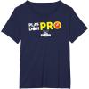 Play-Doh Squished Center Play-Doh Pro Bold Lightning Logo T-Shirt(Navy Blue)