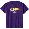 Play-Doh Squished Center Play-Doh Pro Bold Lightning Logo T-Shirt(Purple)