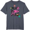 Play-Doh Squished Pro Center Bold Filled Logo T-Shirt(Heather Blue)