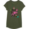 Play-Doh Squished Pro Center Bold Filled Logo T-Shirt(Olive Green)