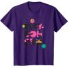Play-Doh Squished Pro Center Bold Filled Logo T-Shirt(Purple)