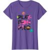Play-Doh Squished Pro Center Bold Filled Logo T-Shirt(Purple Heather)