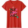 Play-Doh Squished Pro Center Bold Filled Logo T-Shirt(Red)
