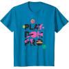 Play-Doh Squished Pro Center Bold Filled Logo T-Shirt(Sapphire Blue)